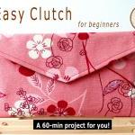 Easy Clutch - Pdf Sewing Pattern
