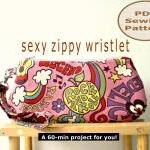 Sexy Zippy Wristlet - Pdf Bag Sewing Pattern