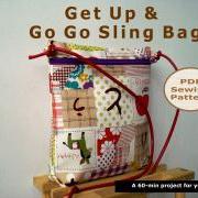 Get up and go go sling bag - pdf bag sewing pattern