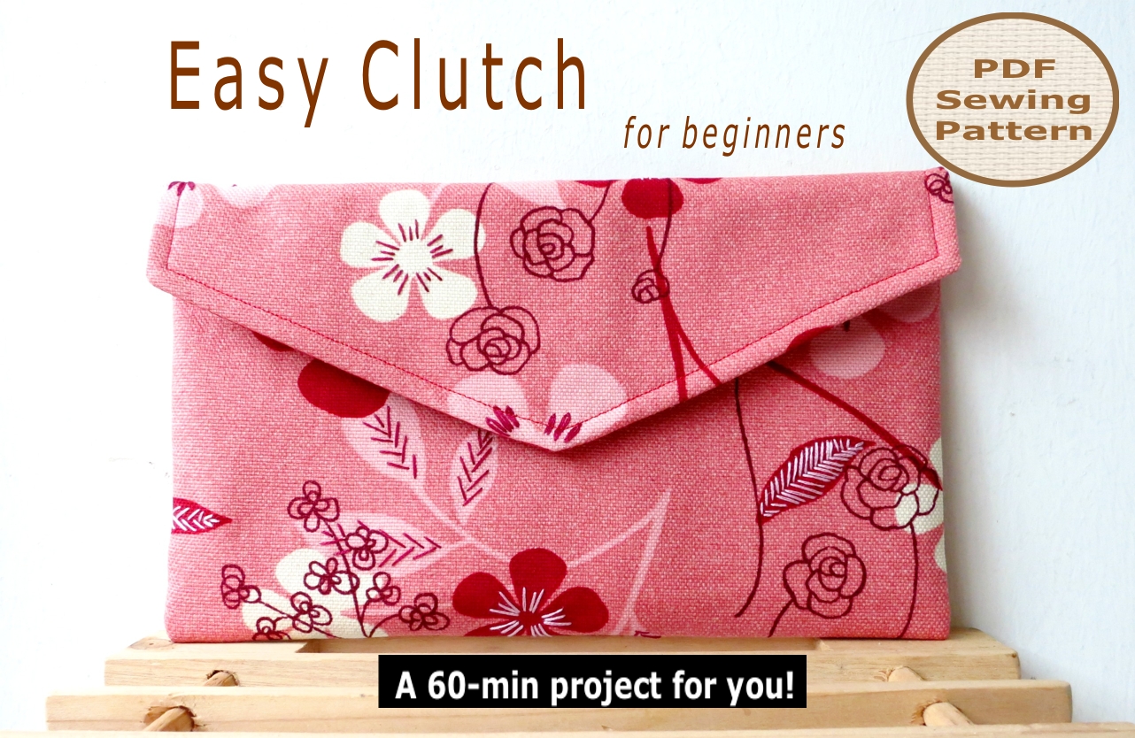 Easy Clutch - Pdf Sewing Pattern on Luulla